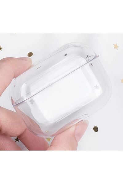 Nezih Case أبل Airpods Pro 2. حافظة حماية كريستالية صلبة شفافة متوافقة مع الجيل