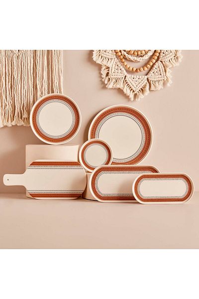 Bella Maison Terra Ceramic Presentation Plate Tile (31,5X15 cm)