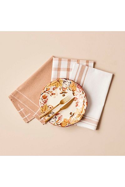 Bella Maison Set cârpe de uscare Liberty 100% bumbac 3 bucăți bej 45x65cm
