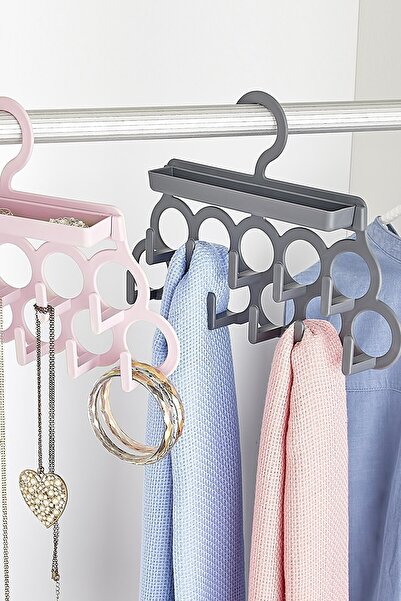 Mutfak Köşesi 11 Gözlü Kravat Eşarp Şal Askısı Takı Ve Toka Askısı