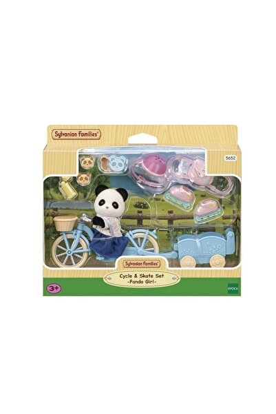Genel Markalar 5652 Sylvanian Families Bisiklet Ve Paten Set Panda +4 Yaş