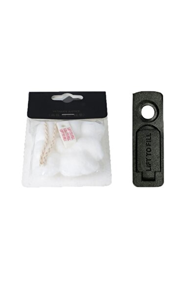 MOR SALKIM HOME Klasik Zippo Çakmak Uyumlu Pamuk Fitil Keçe Seti Plastik Sızd...