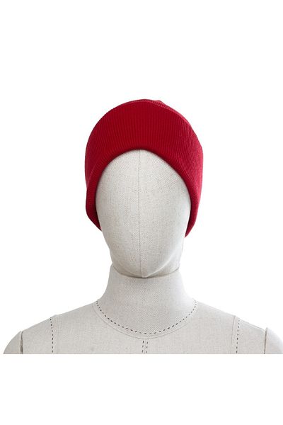Miniso Cmf Plain Folded Red Beret