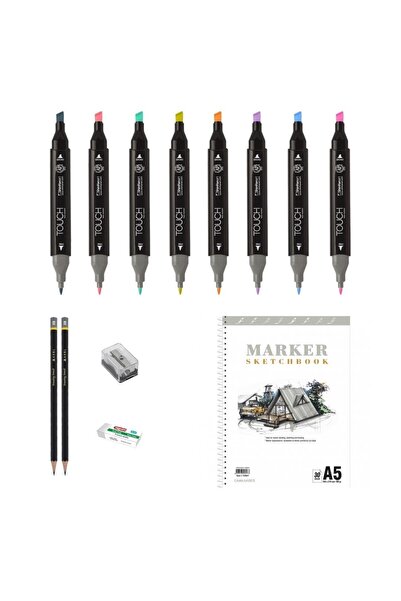 Shinhan Art Touch Twin Marker Pen : Double Ended Marker Pen Drawing Set 3