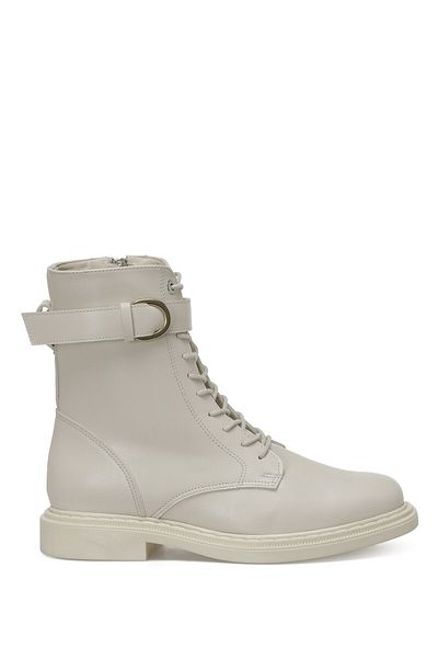 İnci Damian 2pr Beige flache Stiefel für Damen