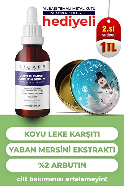Licape Leke Karşıtı Cilt Tonu Dengeleyici %2 Arbutin Serumu