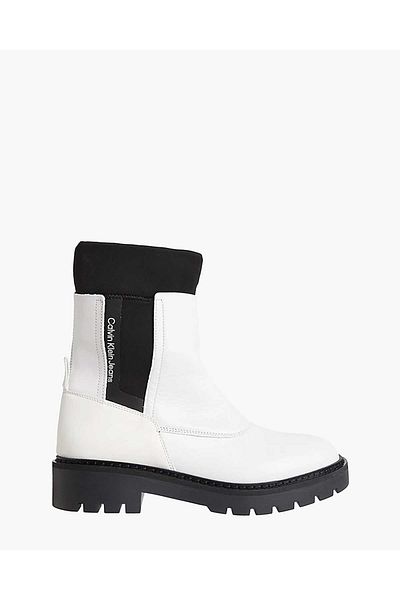 Calvin Klein Dámská bota Combat Mix Chealsea Yw0yw00735