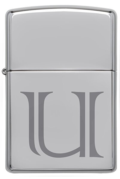 Zippo Çakmak U Harf Gümüş Gri