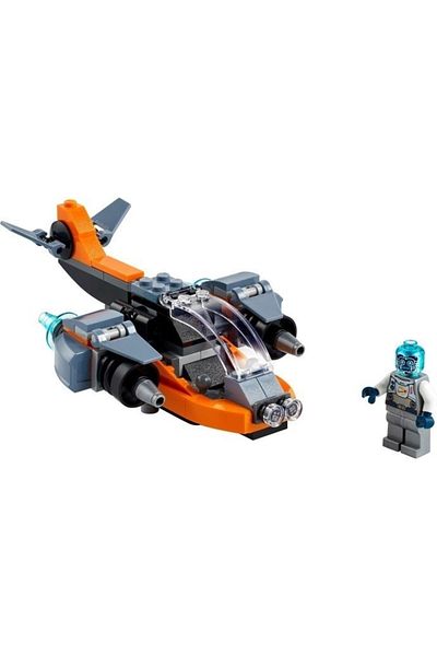 LEGO Creator 3 in 1 Cyber Unmanned Aerial Vehicle 31111 (113 Pieces)