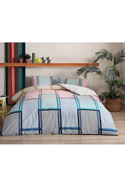 Taç Santana Ranforce Tek Kişilik Nevresim Takımı Kırmızı