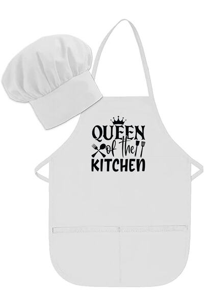 LIWOGY Дитячий фартух шеф-кухаря / шкільний фартух / кухарський фартух / дитя...