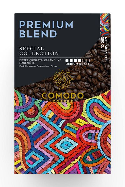 Comodo Coffee Premium Blend Barista Selections 250gr X 4 (1000gr) Core Filter Coffee