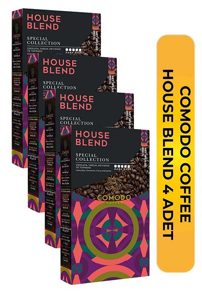 Comodo Coffee House Blend Barista Selections 250gr X 4 (1000gr) Core Filter Coffee