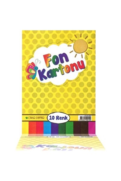 Genel Markalar Çınar Fon Kartonu 24x34 10 Lu Karışık