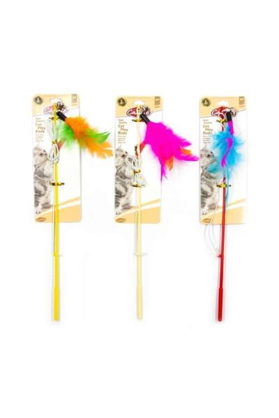 Catlife Kediler Için Oyuncak Olta Zilli 70cm