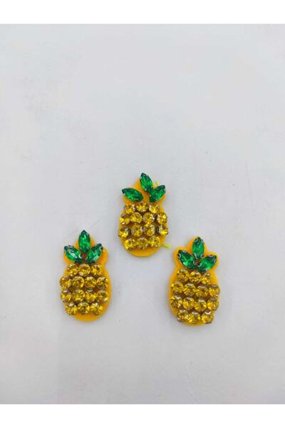 FASHİON DANTEL Dikme Yeşil Ve Sarı Taşlı Keçe El Yapımı Arma - Patch - Yama -...