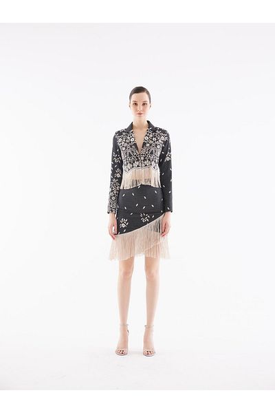 Juste Studio Σετ με μοτίβο με φούντες Crop Jacket