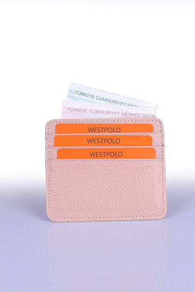 Fiyaka West Polo 49 Γνήσιο δέρμα Unisex Card Powder