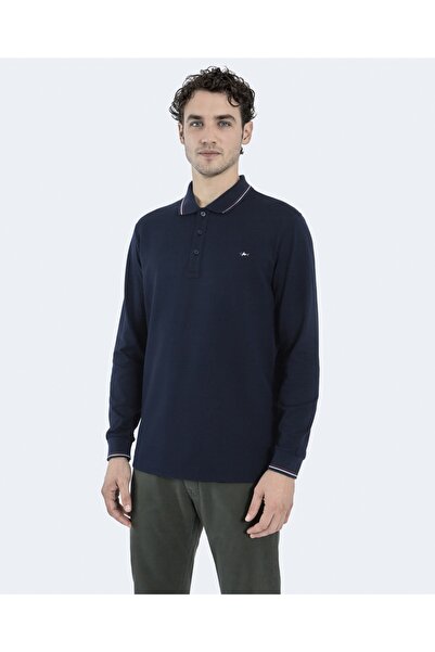 PAUL&SHARK Men's Knitted Poloshirt C.wCotton