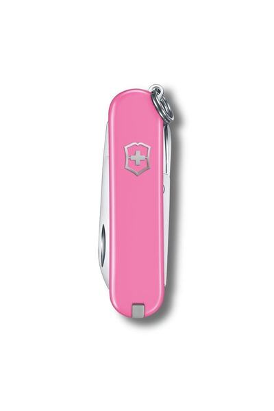 Victorinox سكين جيب كلاسيكية للجيش السويسري باللون الوردي