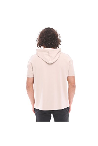 raru Φούτερ Neptune Beige Spqr με κοντό μανίκι