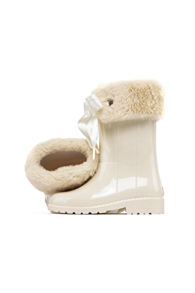 IGOR W10239 Campera Charol Soft Çocuk Krem Yağmur Çizmesi