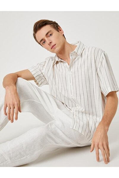 Koton Kısa Kollu Gömlek Klasik Yaka