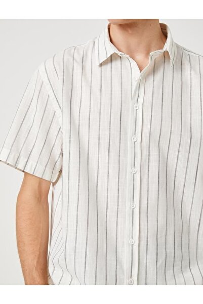 Koton Kısa Kollu Gömlek Klasik Yaka
