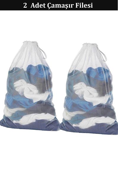 RevuBaby Laundry Net - 60x40 Cm with 2 Name Writing Tags