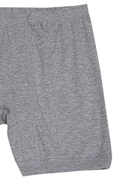 BSM 3-Piece Men's Gray Melange Cotton Soft Seamless Breathable Boxers