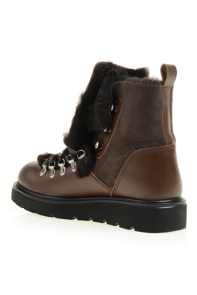 Harley Davidson Γυναικείες μπότες σε σκούρο καφέ δέρμα - Gemma New