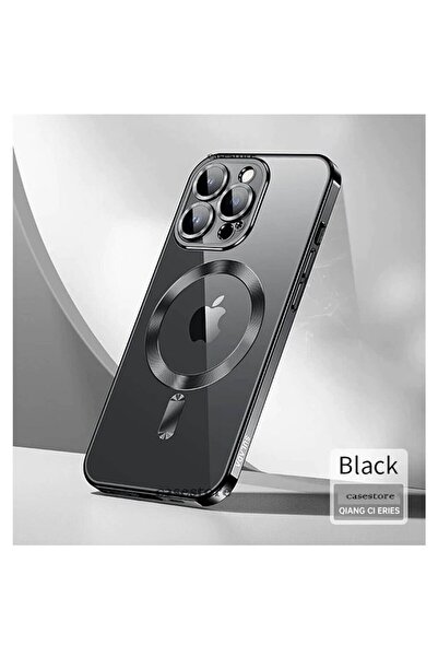 m.tk moveteck Iphone 12 Pro Max Kılıf Kamera Lens Üstü Korumalı Manyetik Mags...