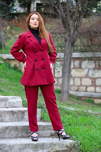 modayiğit Oversize Ceket Pantolon Takımı