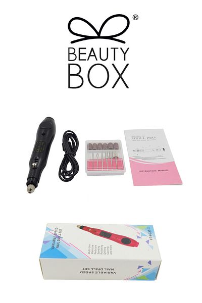BEAUTY BOX COSMETIC Nail File Machine Set New Trendy With Usb Superior Design Nail Drill Nail Art Callus Foot Care Syh