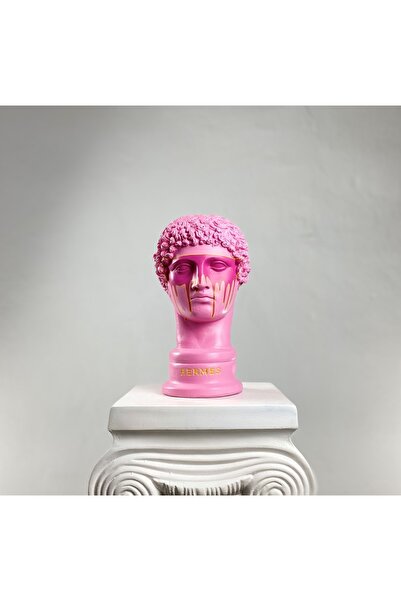 Hedgehog Art Hermes Pink Savior Heykel Büyük Boy Büst  Özel Tasarım Dekoratif...