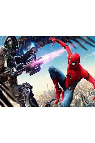 EkoDekor 3 Boyutlu Duvar Kağıtları Örümcek Adam Spiderman 3d Çocuk Odası Duva...