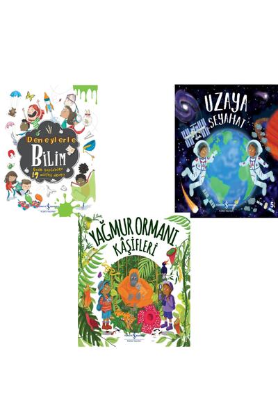 TÜRKİYE İŞ BANKASI KÜLTÜR YAYINLARI Uzaya Seyahat - Yağmur Ormanı Kaşifleri -...