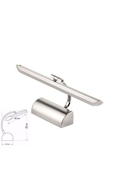 Cata Mandarin Chrome Sconce Luminaire Ct-5245 3200k (daylight)