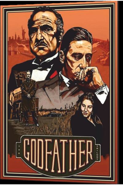 Hayat Poster Poster retro din lemn The Goodfather Cinema
