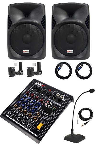Lastvoice Hall Paket-2 Ses Sistemi Mixer Hoparlör Paketi (kapalı Alan Toplant...