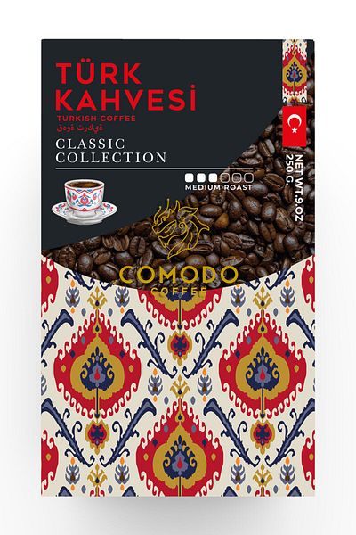 Comodo Coffee Classic Collection Turkish Coffee 250g
