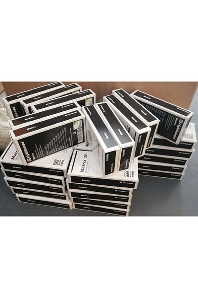 Leuchtturm 25 قطعة من العملات المعدنية الأصلية ذاتية اللصق مقاس 39.5 ملم، باللون الأبيض