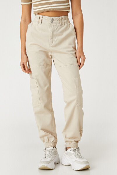 Koton Women's Stone Jeans 3WAL40041MW