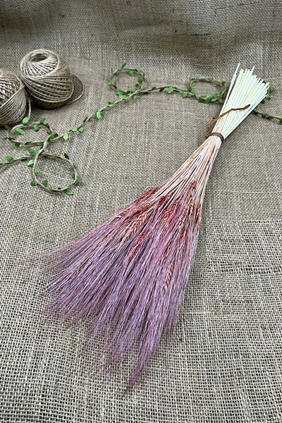 Hobigram Burgundy Shocked Spike Bunch Dry Flower – Ειδικό σχέδιο, αξεσουάρ, ποιοτική παραγωγή, εντυπωσιακό στυλ –