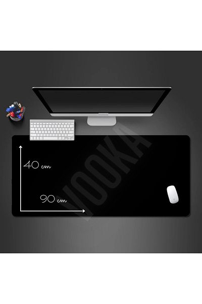 VOOKA لوحة ماوس ألعاب Togo Gaming باللون الأسود مقاس 90*40 Xxl لوحة ماوس غير قابلة للانزلاق للألعاب مقاومة للماء إنتاج محلي