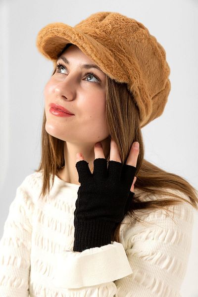 Saria Moda Plush Captain-sailor Women's Hat