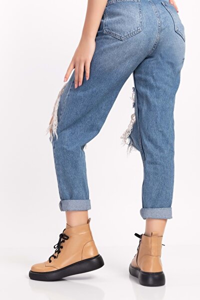 Gondol Içi Dışı Hakiki Deri Anatomik Taban Bot Gap.15500 - Nude - 41