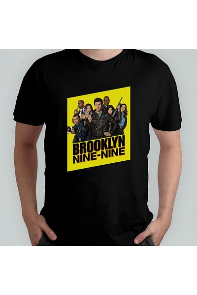 Pixxa Μπλουζάκι Brooklyn Nine Nine 100% Cotton Crew Neck Model - 1