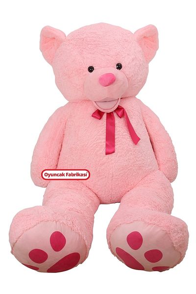 Oyuncakfabrikasi Plush Bear 2.5 Meters (250 Cm) Pink Large Size Giant Lithe