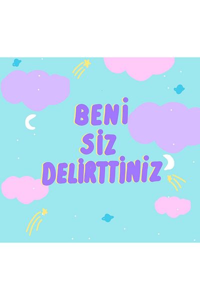 by ballı biocotton Humorous Cute Gift Tiny Throw Pillow 28x28 Digital Printing